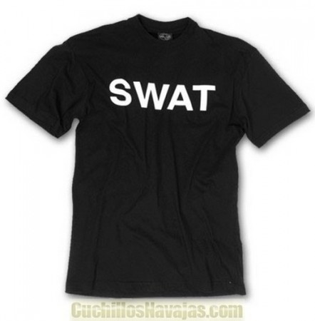 Camiseta negra SWAT