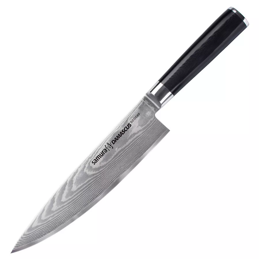 Cuchillo de Chef Samura serie Damascus
