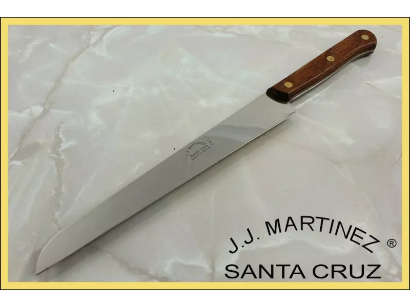 Cuchillo Fiambrero artesanal, 31,5 cms.
