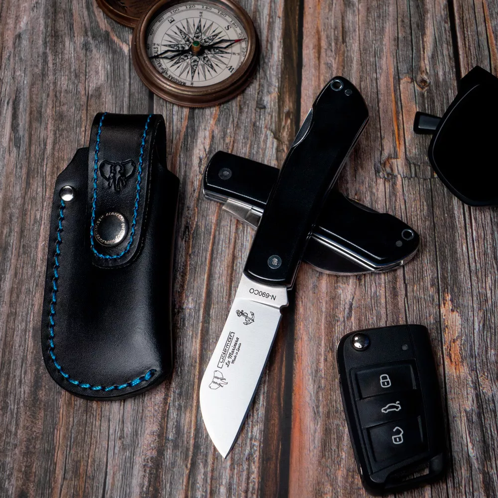 Navaja marinera en micarta con funda