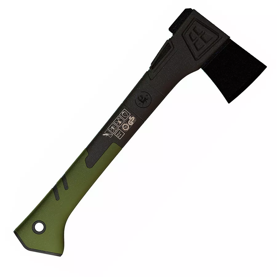 Hacha de camping Kikut de Brusletto, 36 cm.
