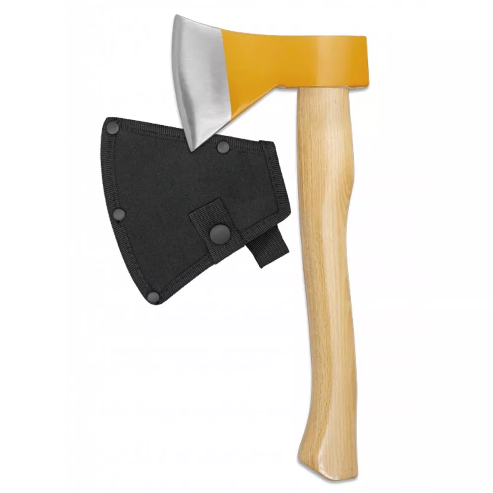 Hacha Albainox con hoja en acero y mango en madera (43 cm.)