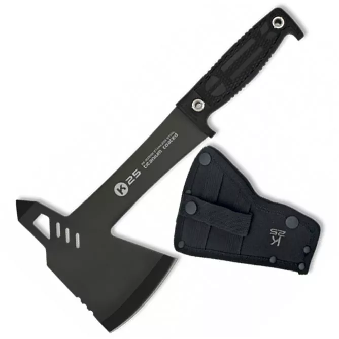 Hacha aventura K25 con funda de nylon