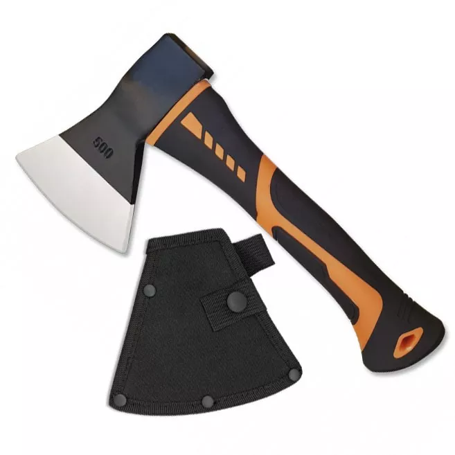 Hacha táctica Albainox Orange mango ABS (25 cm.)