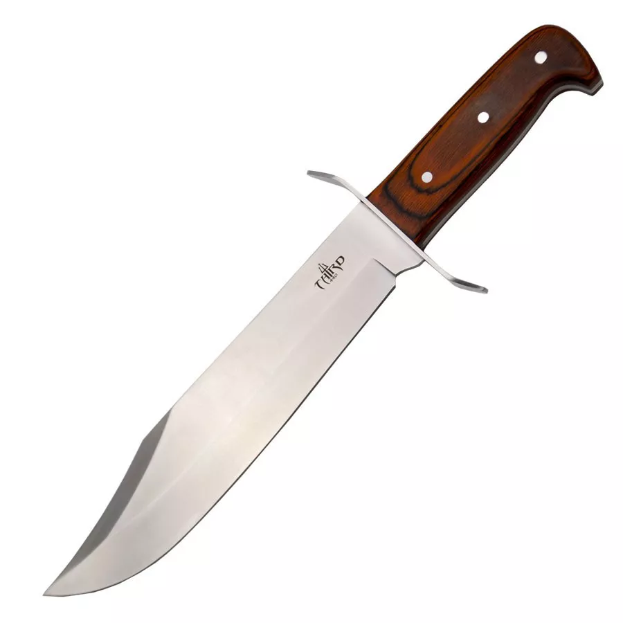 Cuchillo de caza Bowie Third, mango Pakkawood