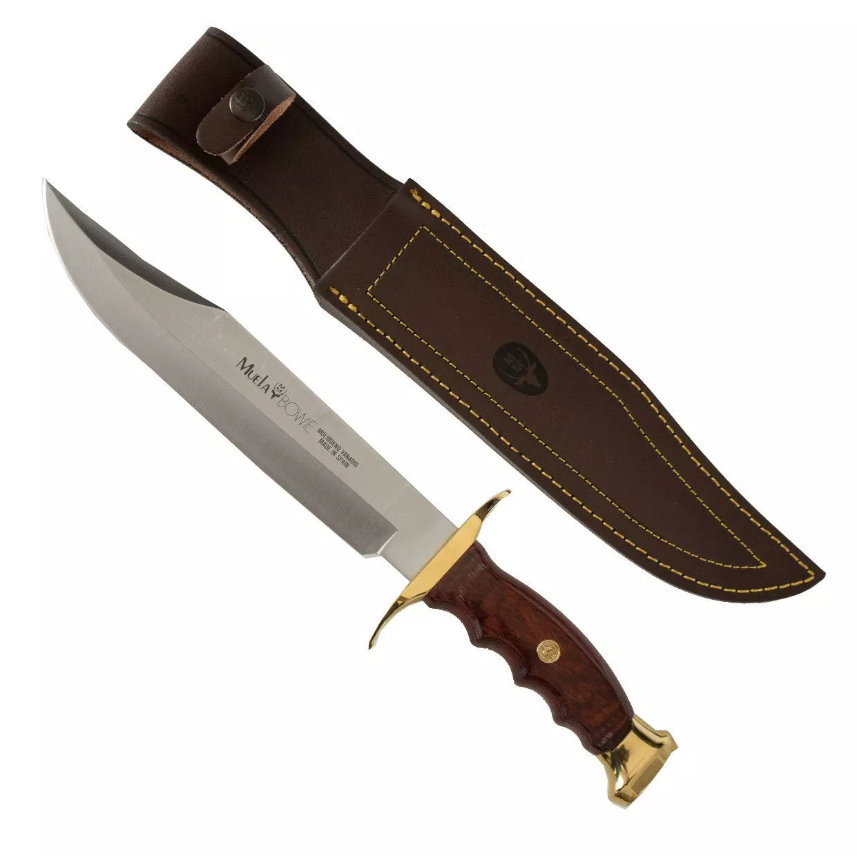 Cuchillo Muela Bowie, madera de coral (34,5 cm.)