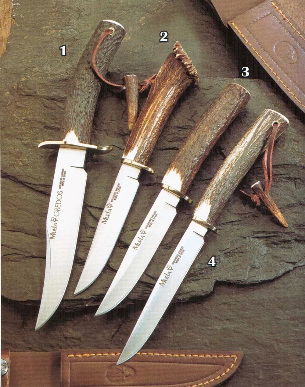 Cuchillo Gredos puño asta de ciervo