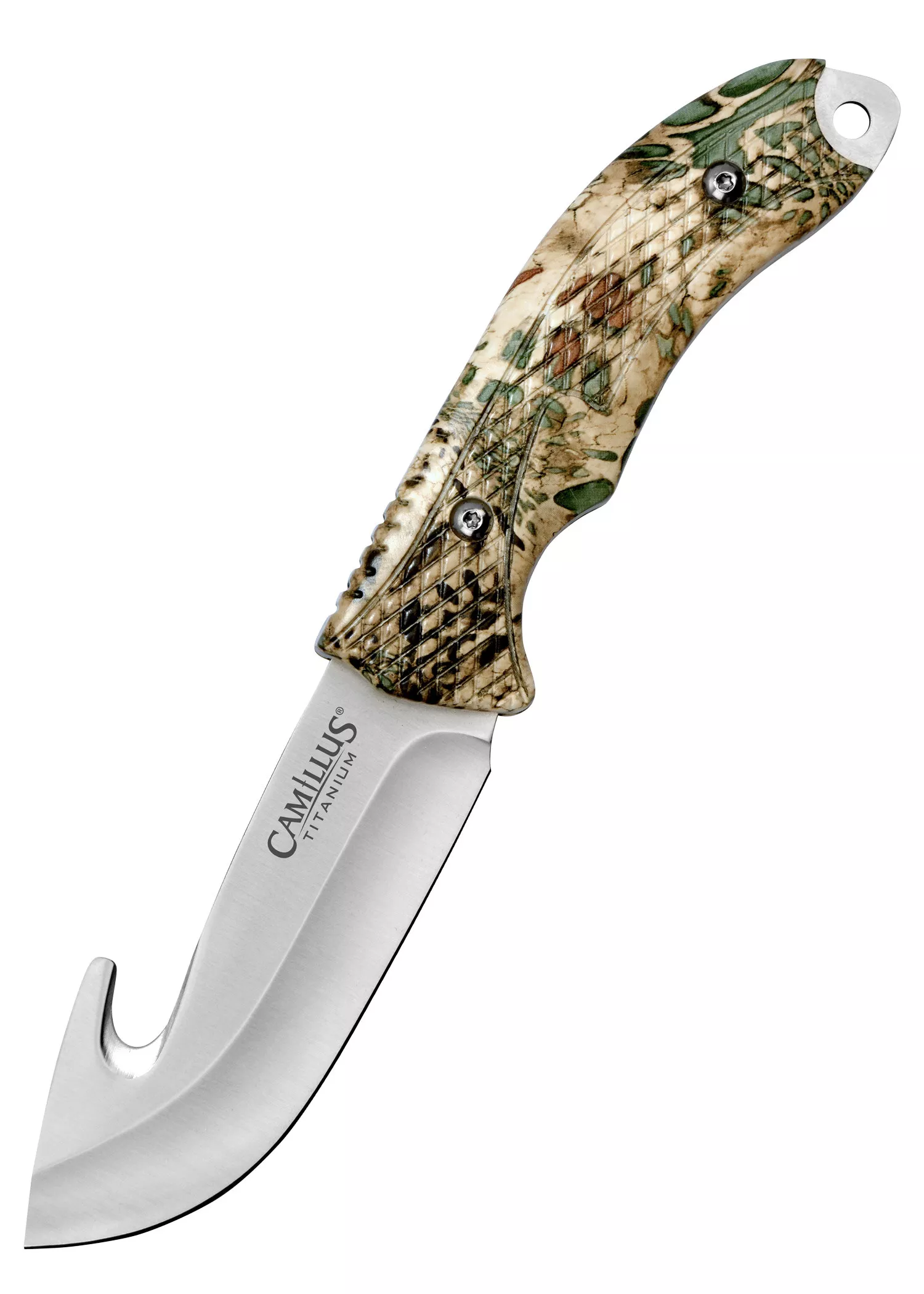 Cuchillo de caza desollador Camillus modelo VEIL, con funda