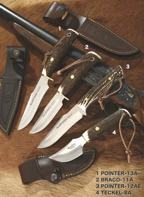 Cuchillos de caza Pointer, Braco, Teckel