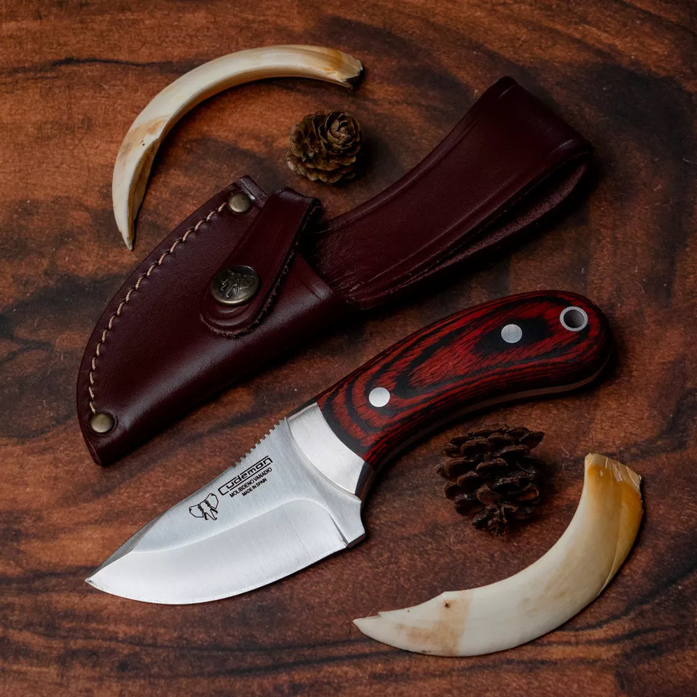 Cuchillo Desollador Cudeman con Mango de Estamina (17 cm)