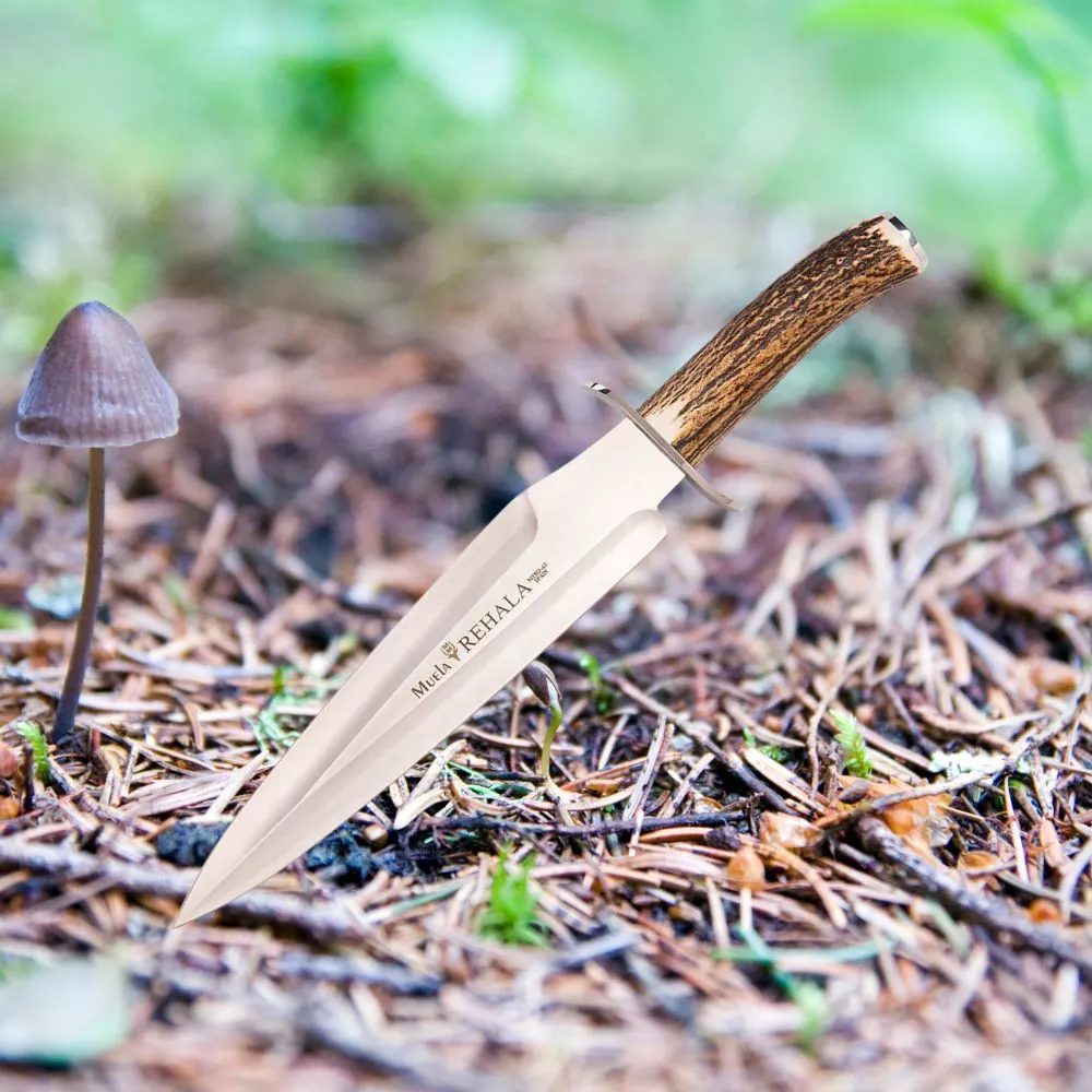 Cuchillo Remate de caza Rehala-27A de Muela