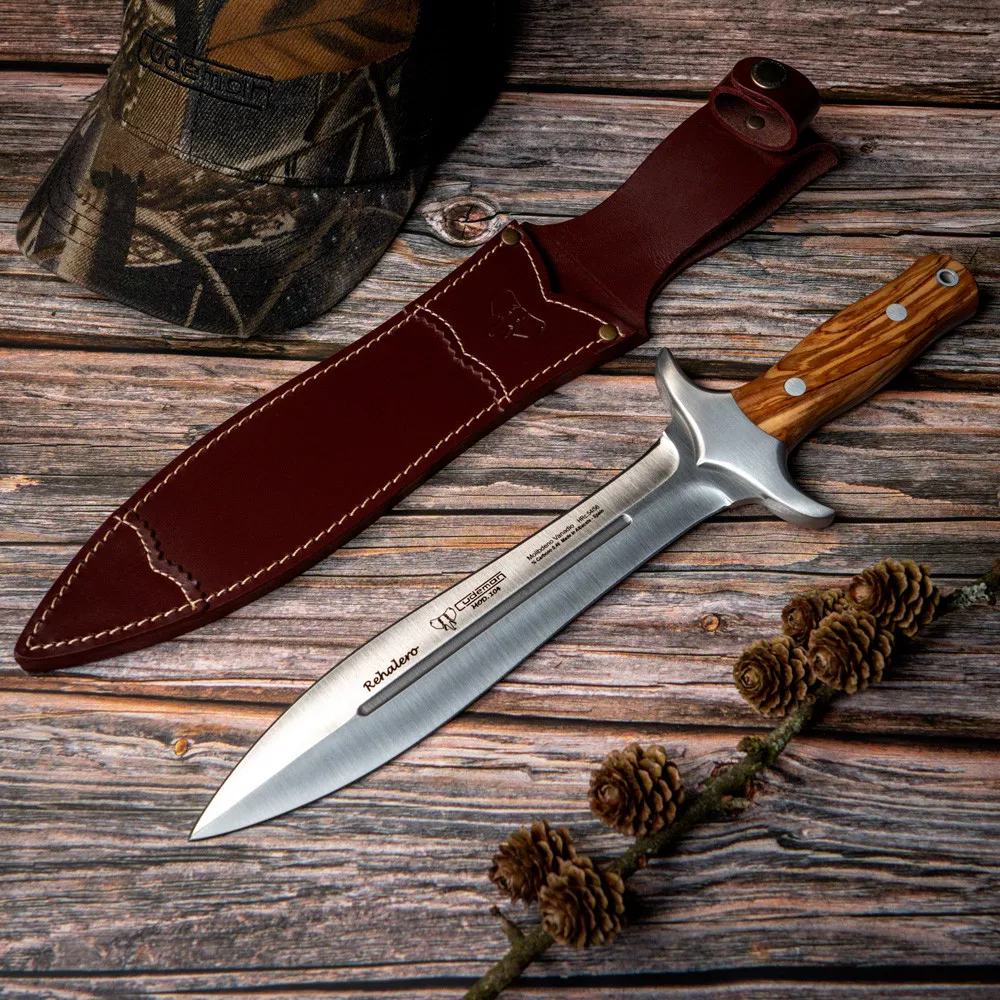 Cuchillo remate de Montería Cudeman, olivo