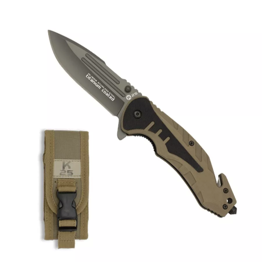 Navaja de rescate K25 coyote