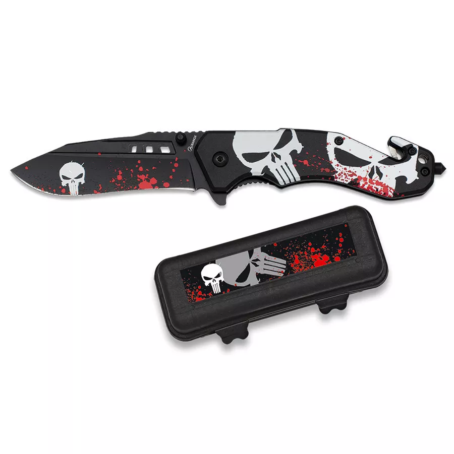 Navaja táctica de rescate Skull