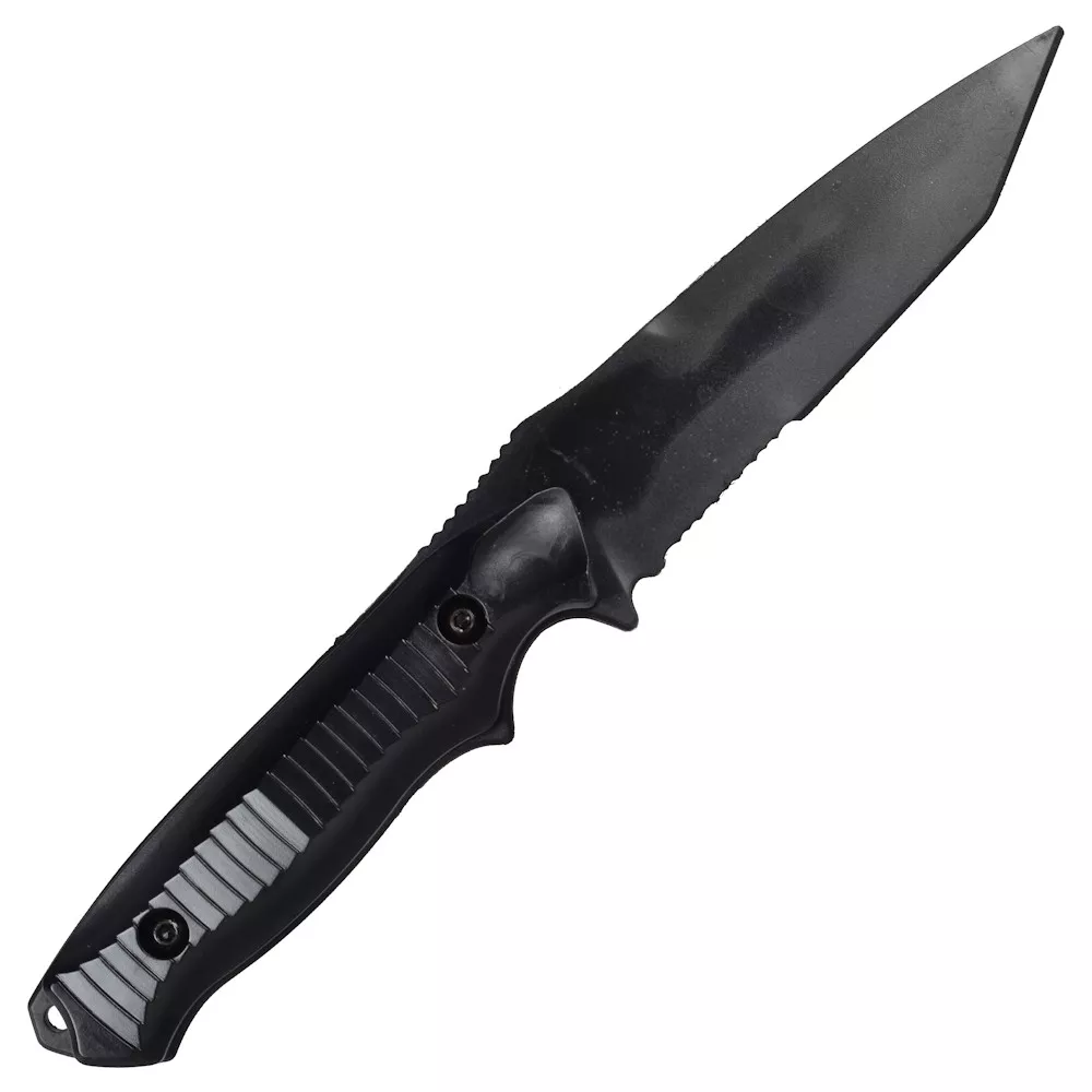 Cuchillo de entrenamiento en plastico con funda (23,5 cm.)