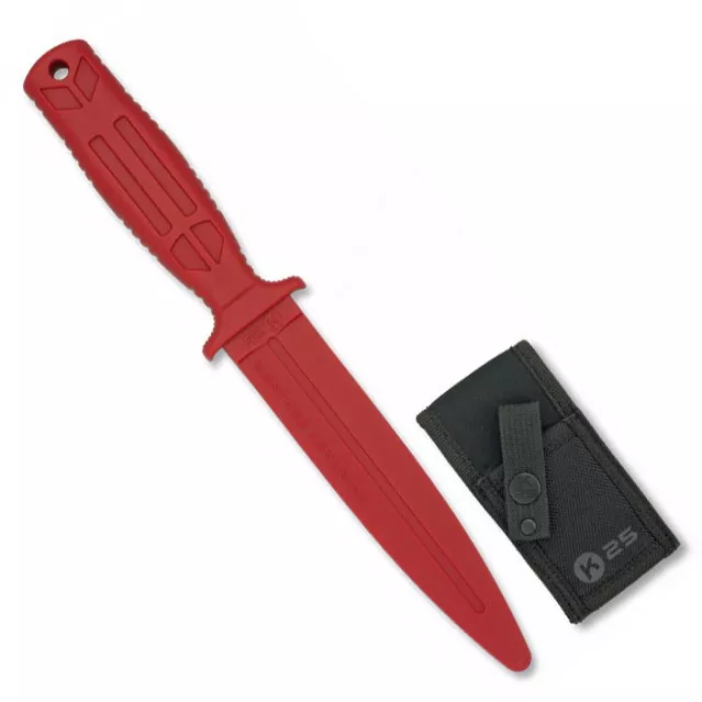 Cuchillo de goma para entrenamiento, rojo