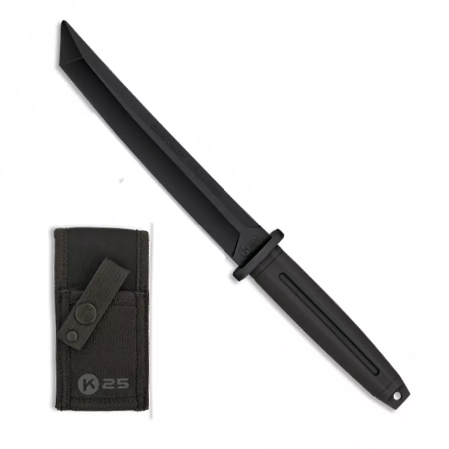 Cuchillo K25 entrenamiento negro