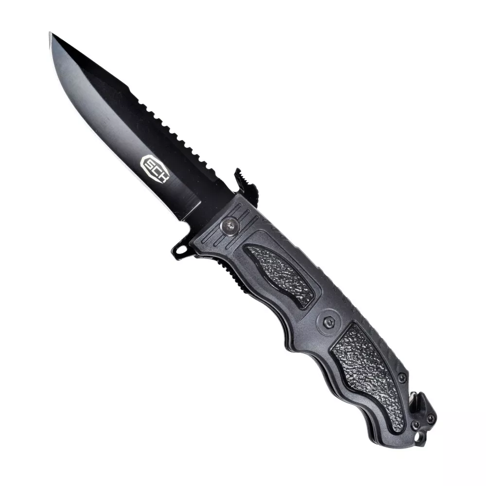 Navaja de rescate SCK negro (largo 22,3 cm.)