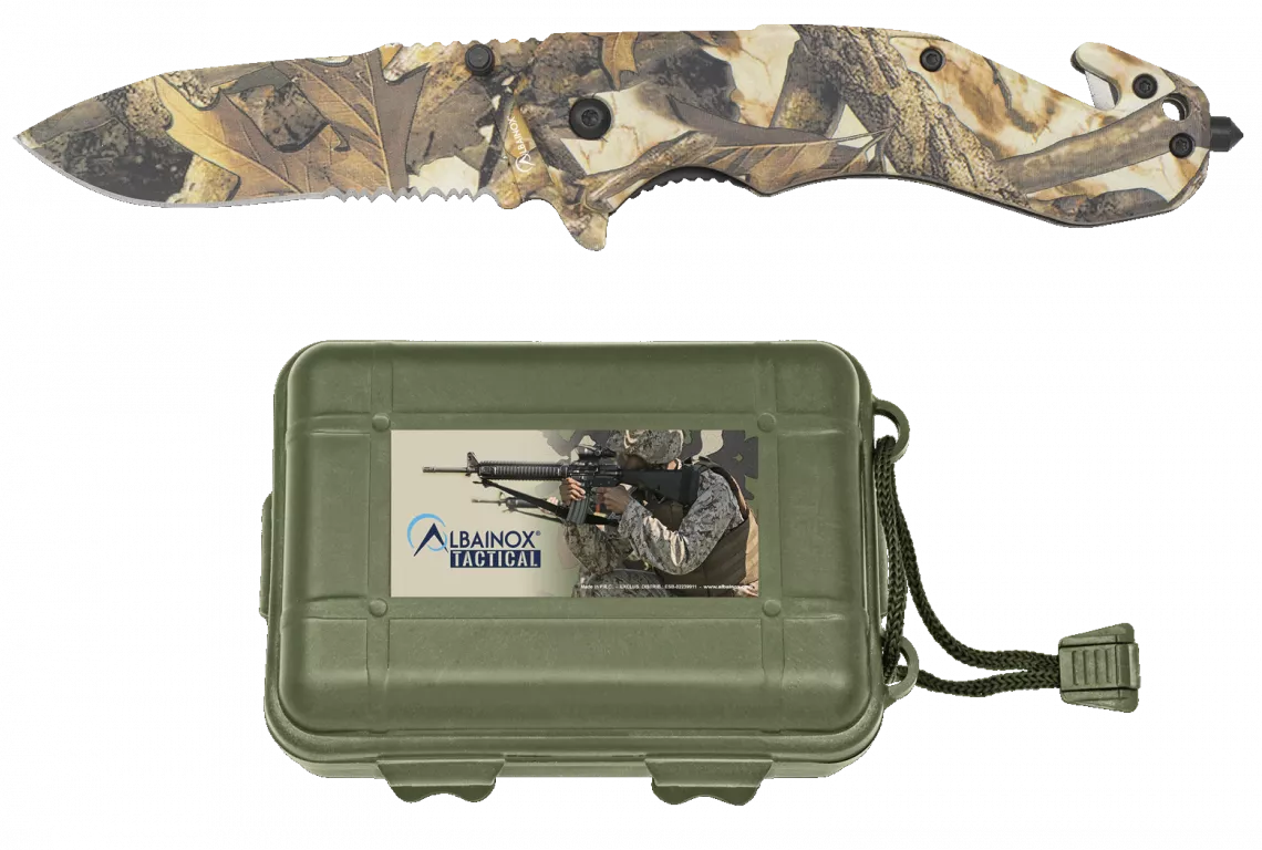 Navaja de rescate diseño 3D camo (20,7 cm.)