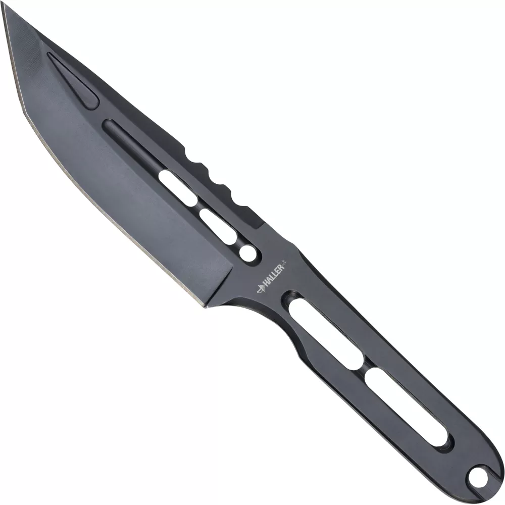 Cuchillo táctico enterizo con funda (23,5 cm.)