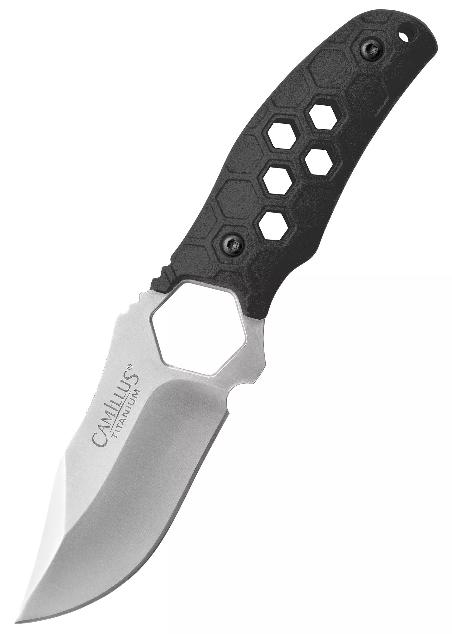 Cuchillo Outdoor Camillus modelo COMB, con funda