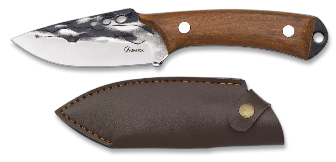 Cuchillo táctico marca Albainox madera wengué (24 cm.)