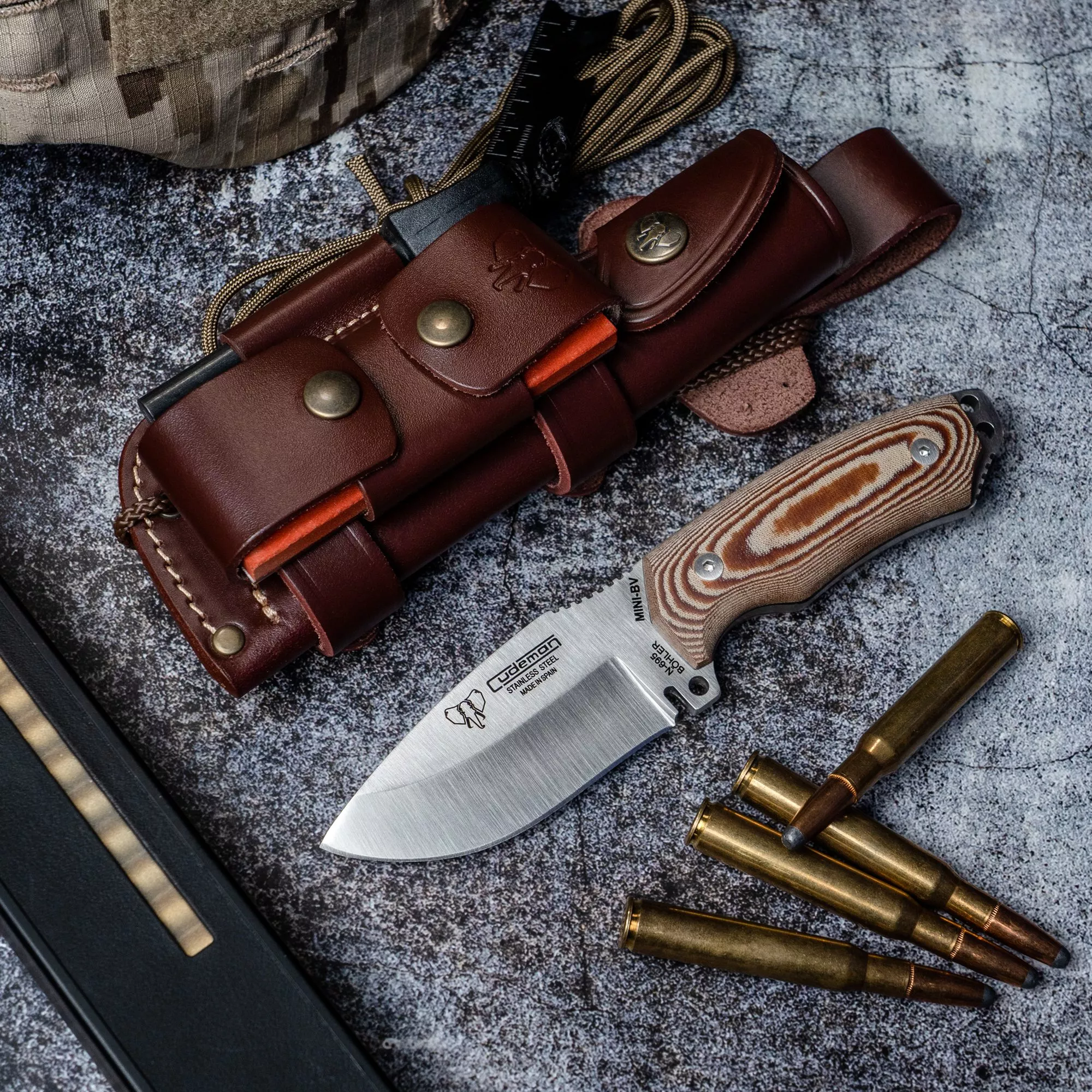 Cuchillo supervivencia mini boina verde (115-XC)