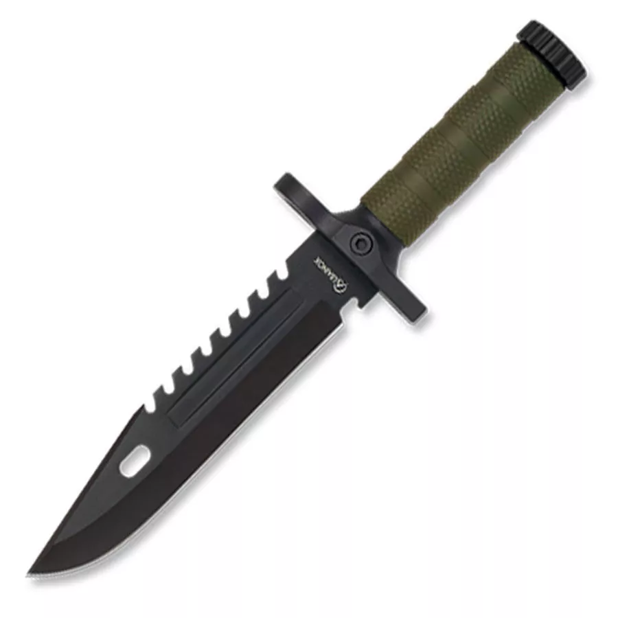Cuchillo táctico Albainox con pedernal (hoja 19 cm.)