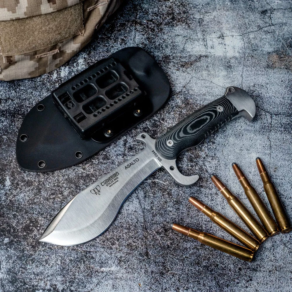 Cuchillo de Asalto, micarta negra