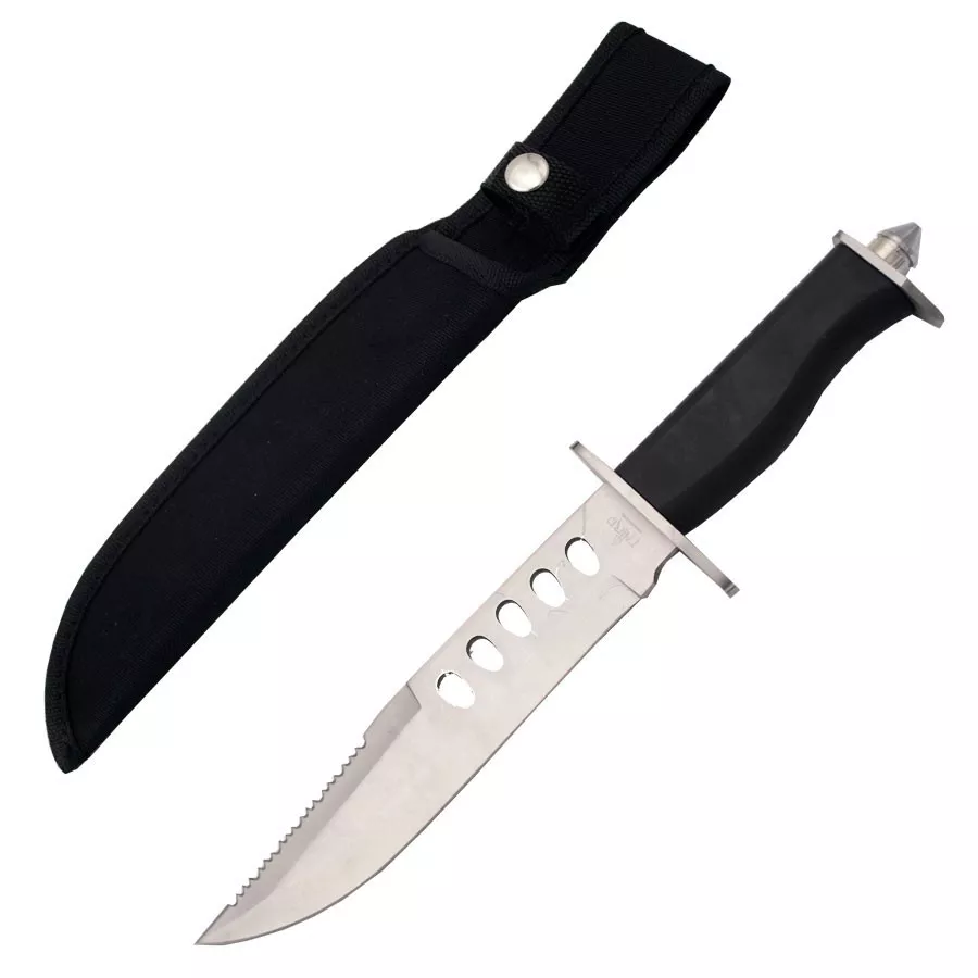 Cuchillo Táctico Third, contrafilo con sierra (33 cm.)
