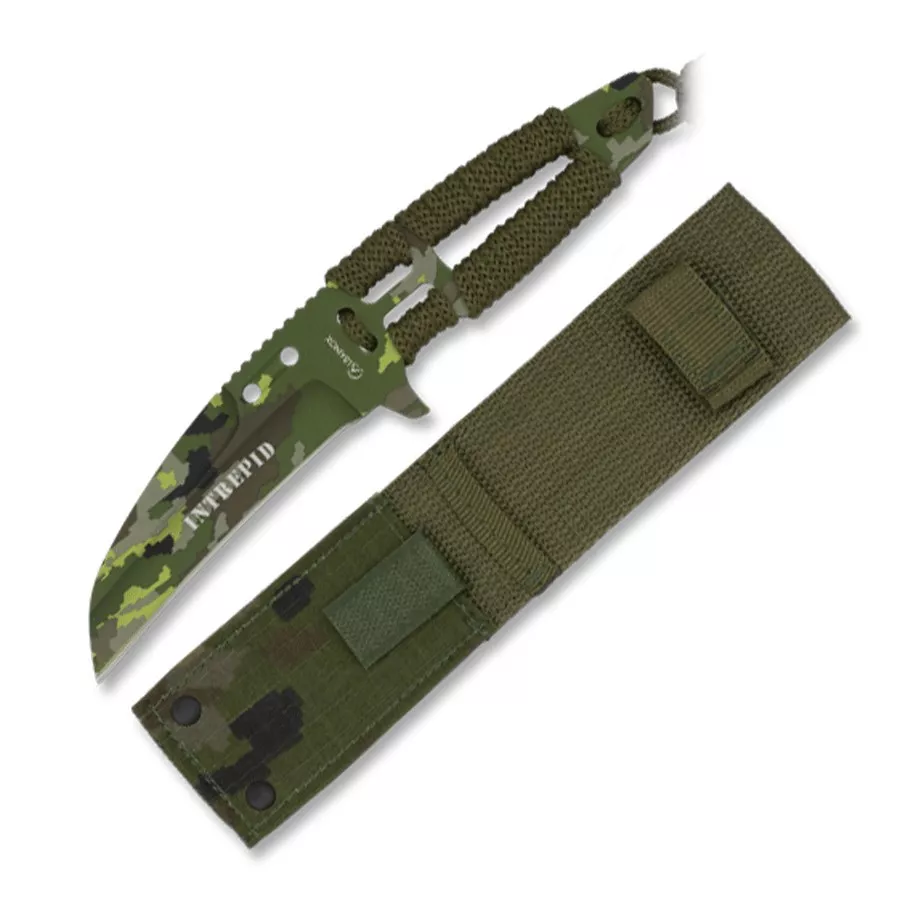 Cuchillo Intrepid encordado camo