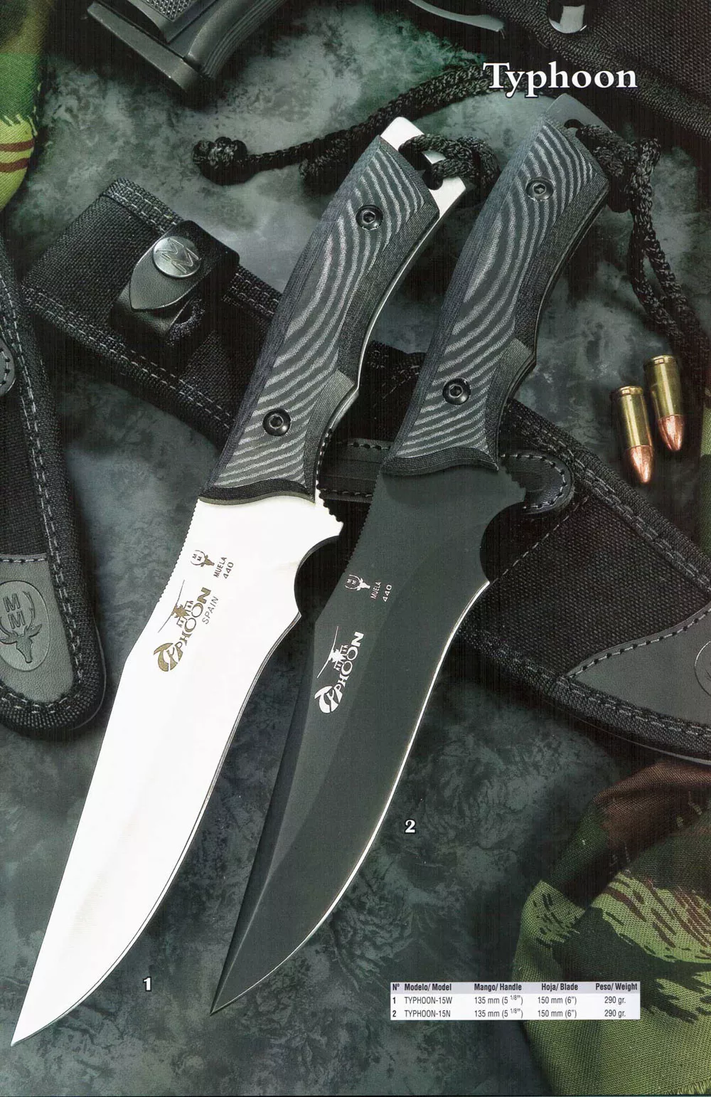 Cuchillo táctico Typhoon de Muela