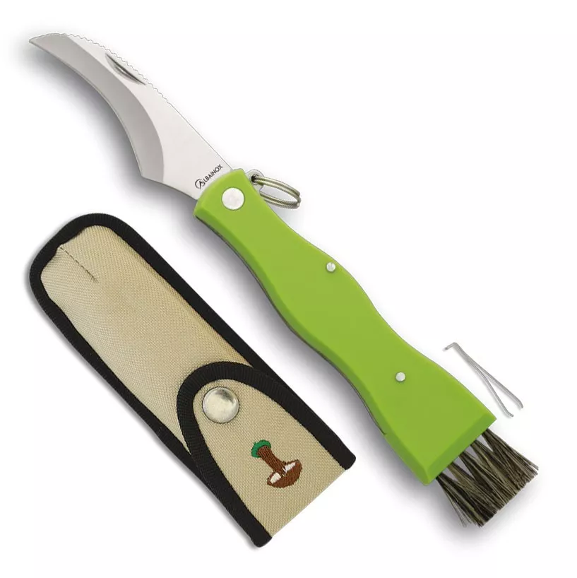 Navaja para setas mango ABS con funda de nylon