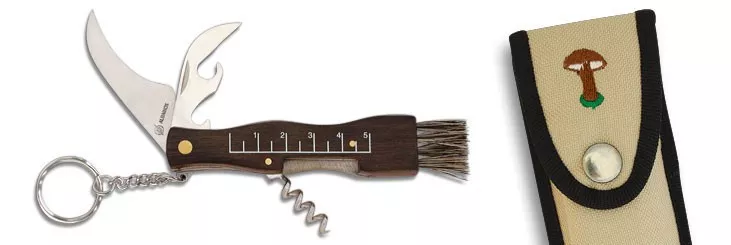 Navaja llavero para setas, hoja 6 cms.