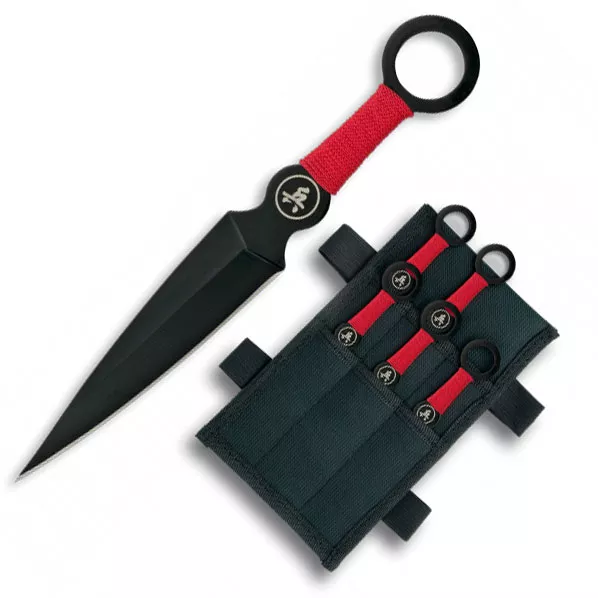 Set 6 cuchillos lanzadores ninja