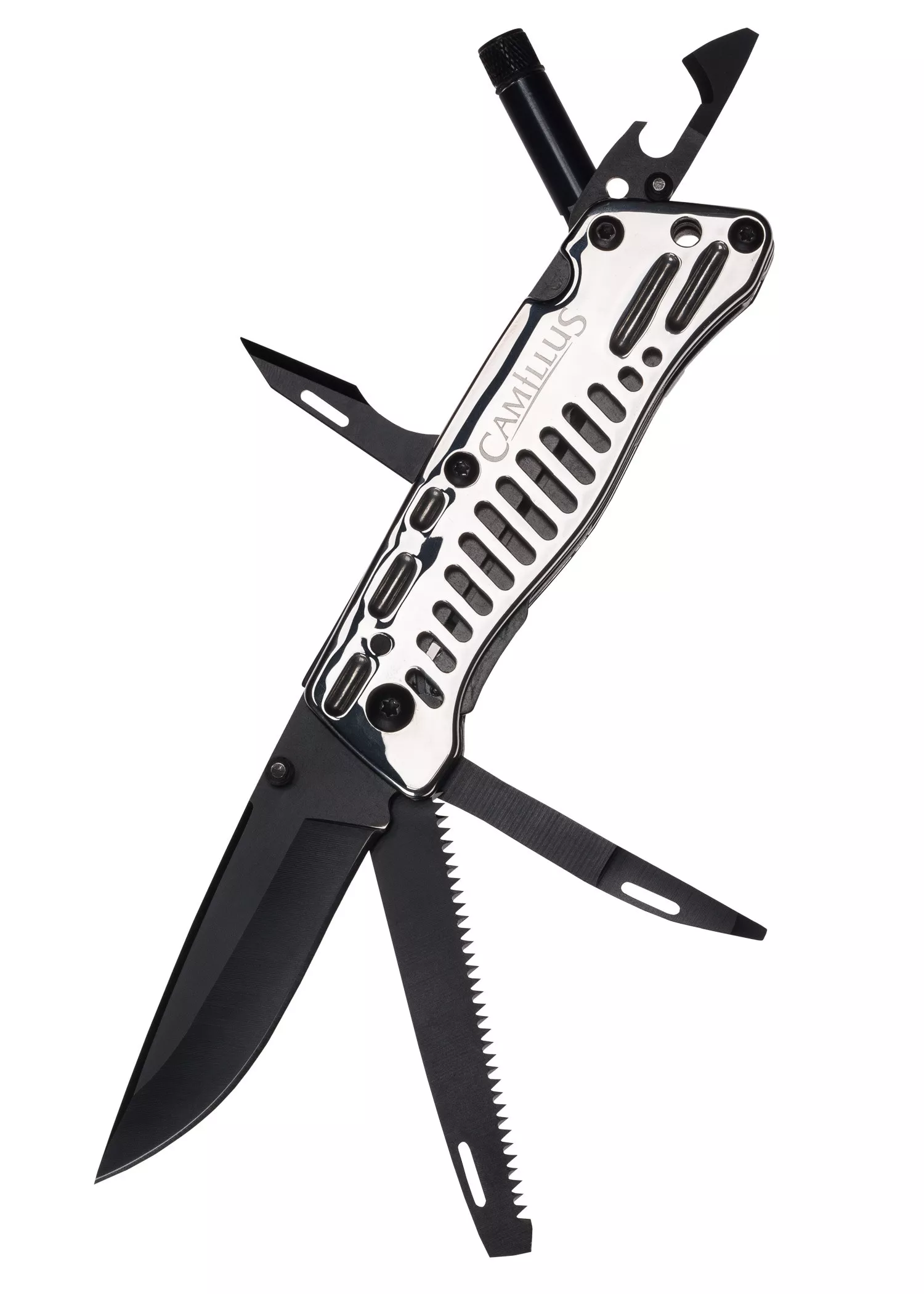 Navaja multiusos Camillus con linterna modelo Trekus