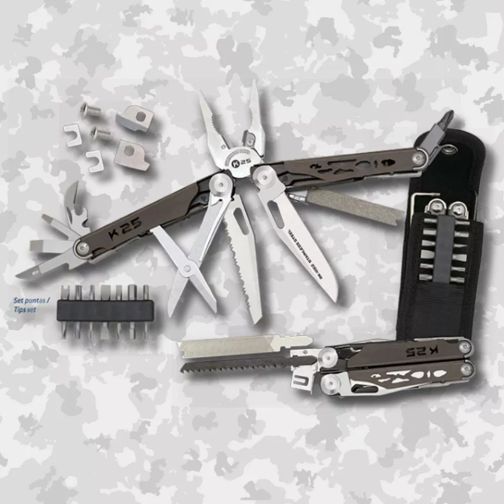 Alicate multiusos K25 cachas titanio