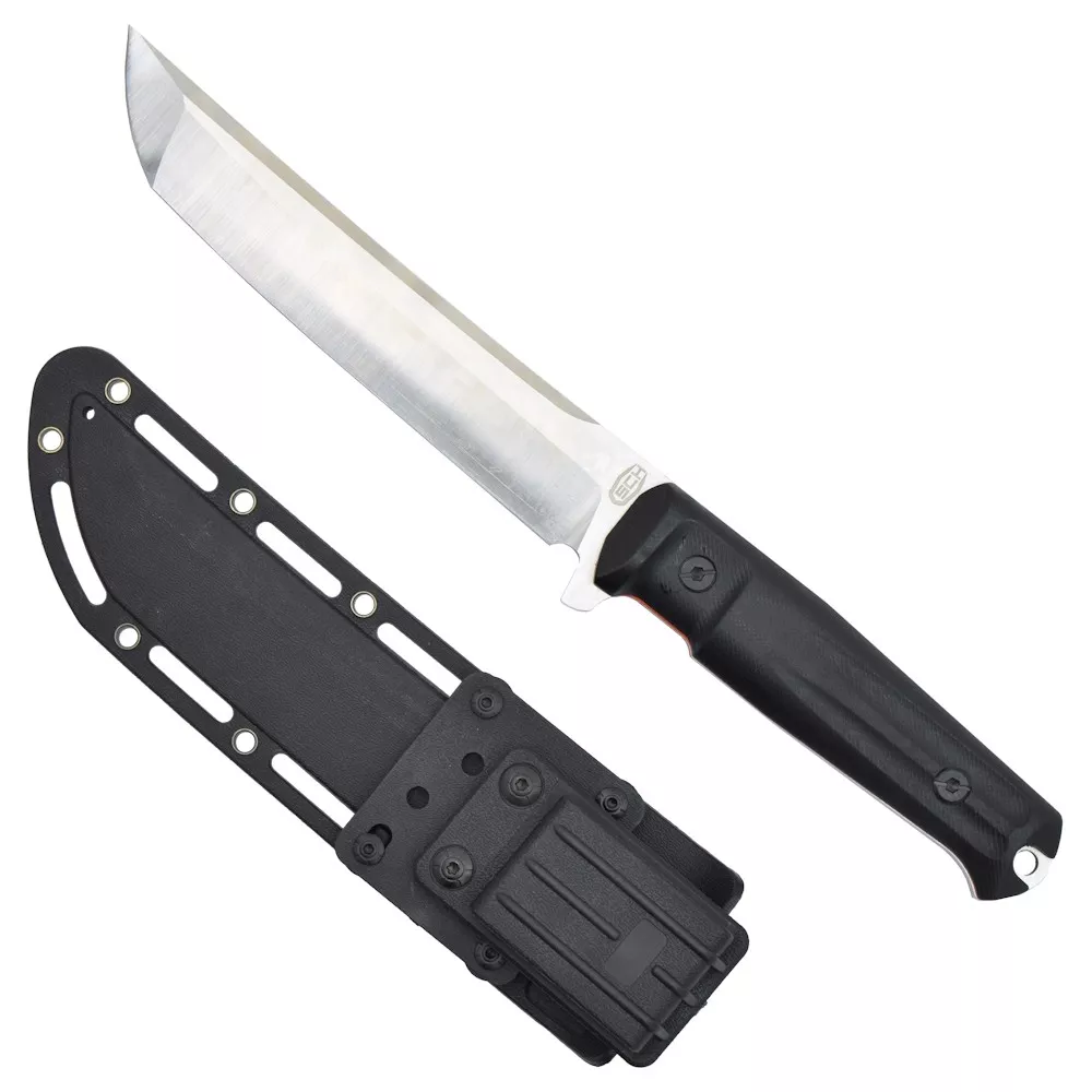 Cuchillo cazador de SCK con funda rígida para cinturón
