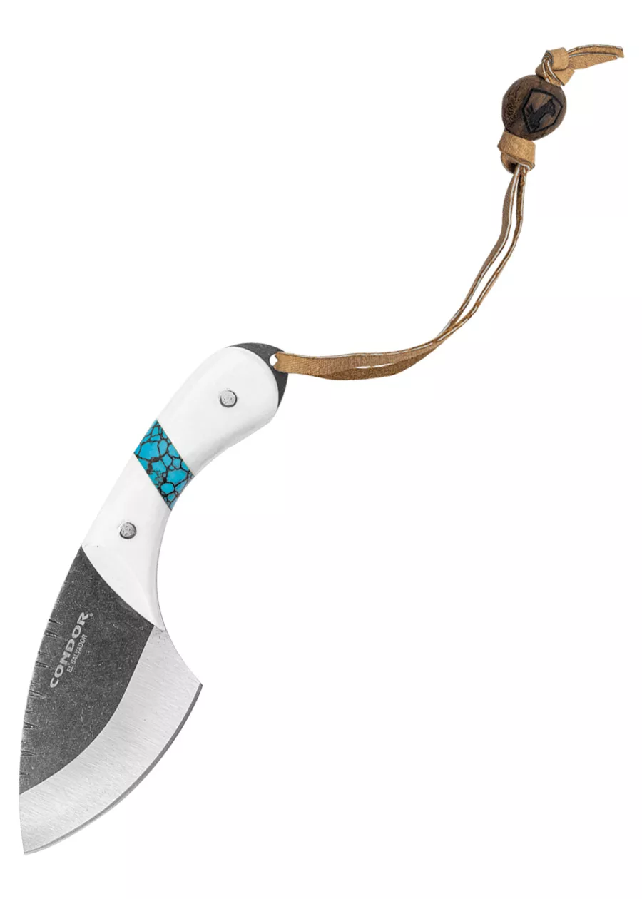 Cuchillo Skinner micarta de río azul