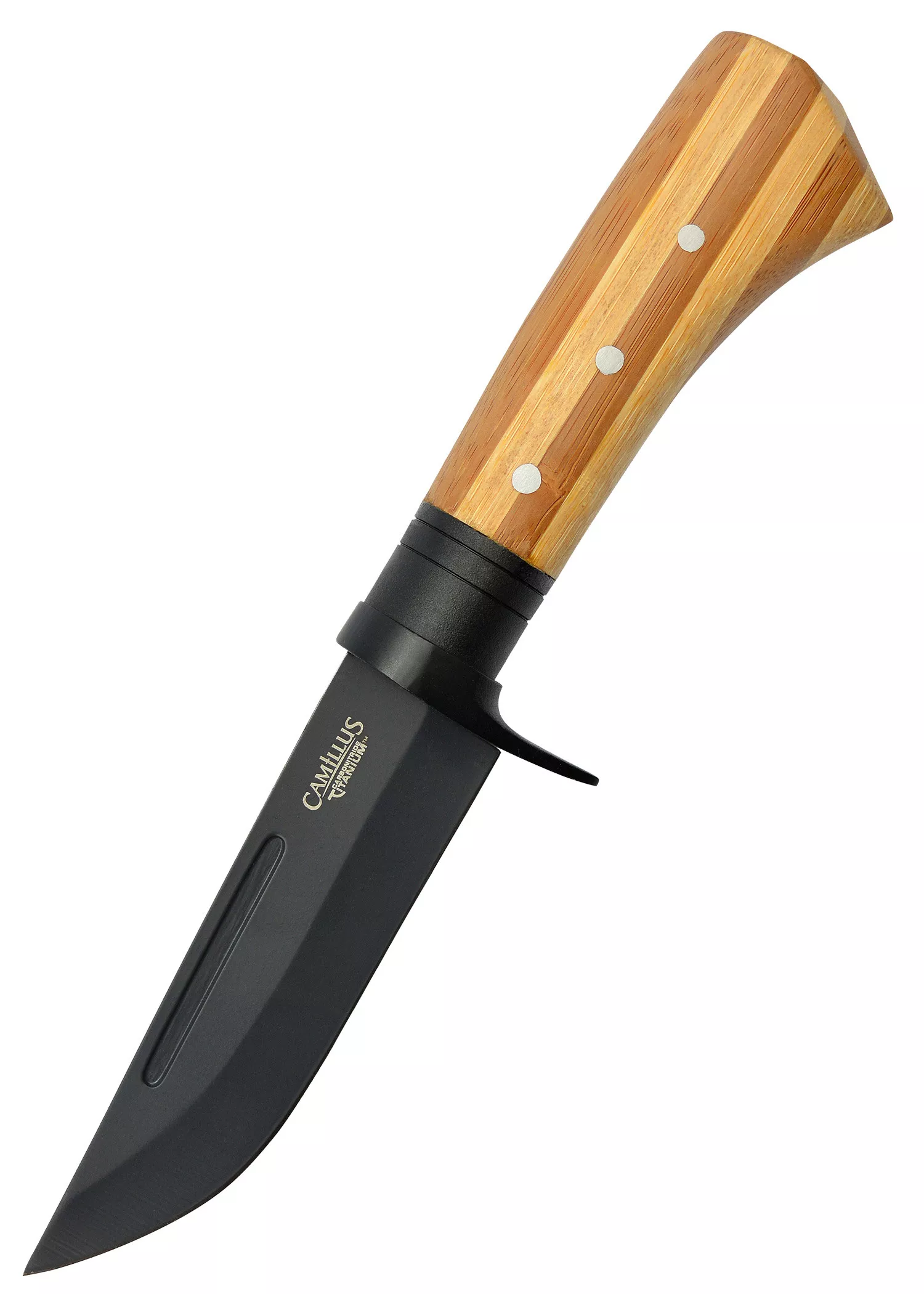 Cuchillo Outdoor Camillus modelo Bamboo, con funda