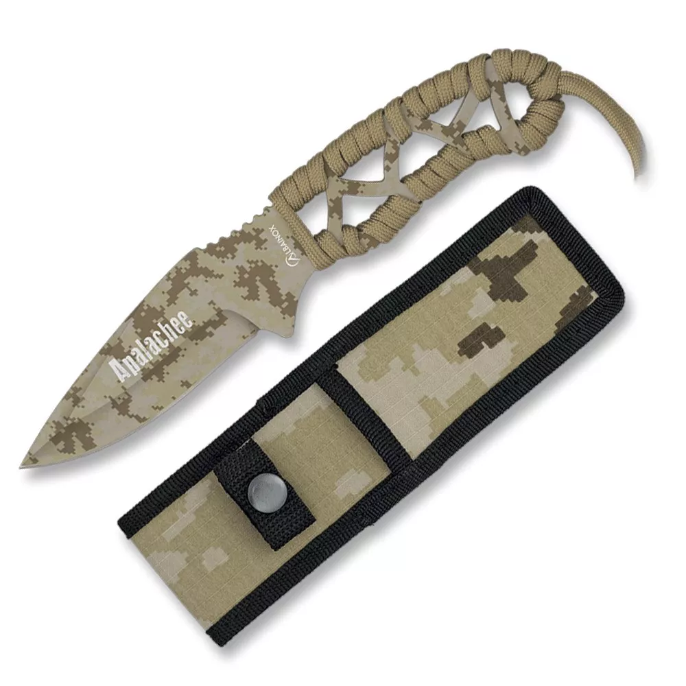 Cuchillo Táctico Apalachee Camo Árido (20,3 cm.)