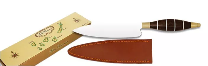Cuchillo Canario madera, hoja 11 cms.