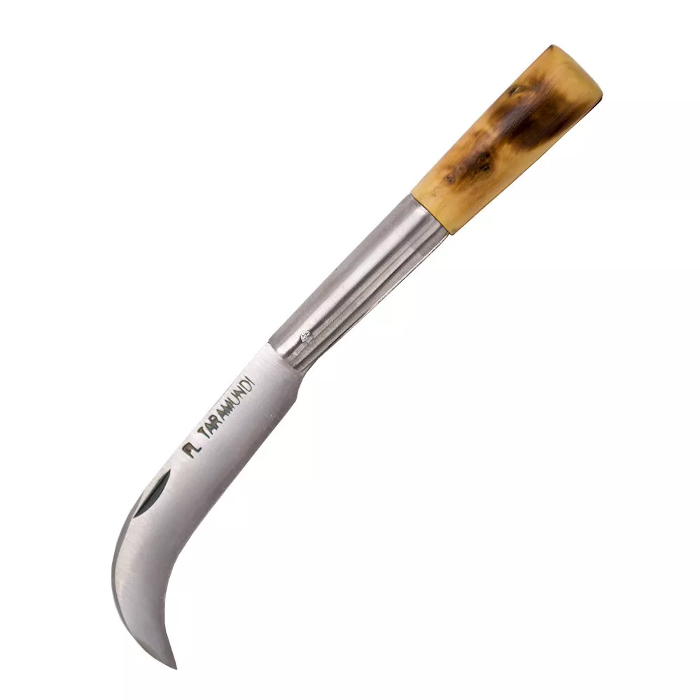 Navaja Artesanal Taramundi, punta curva, madera de boj (16,5 cm.)
