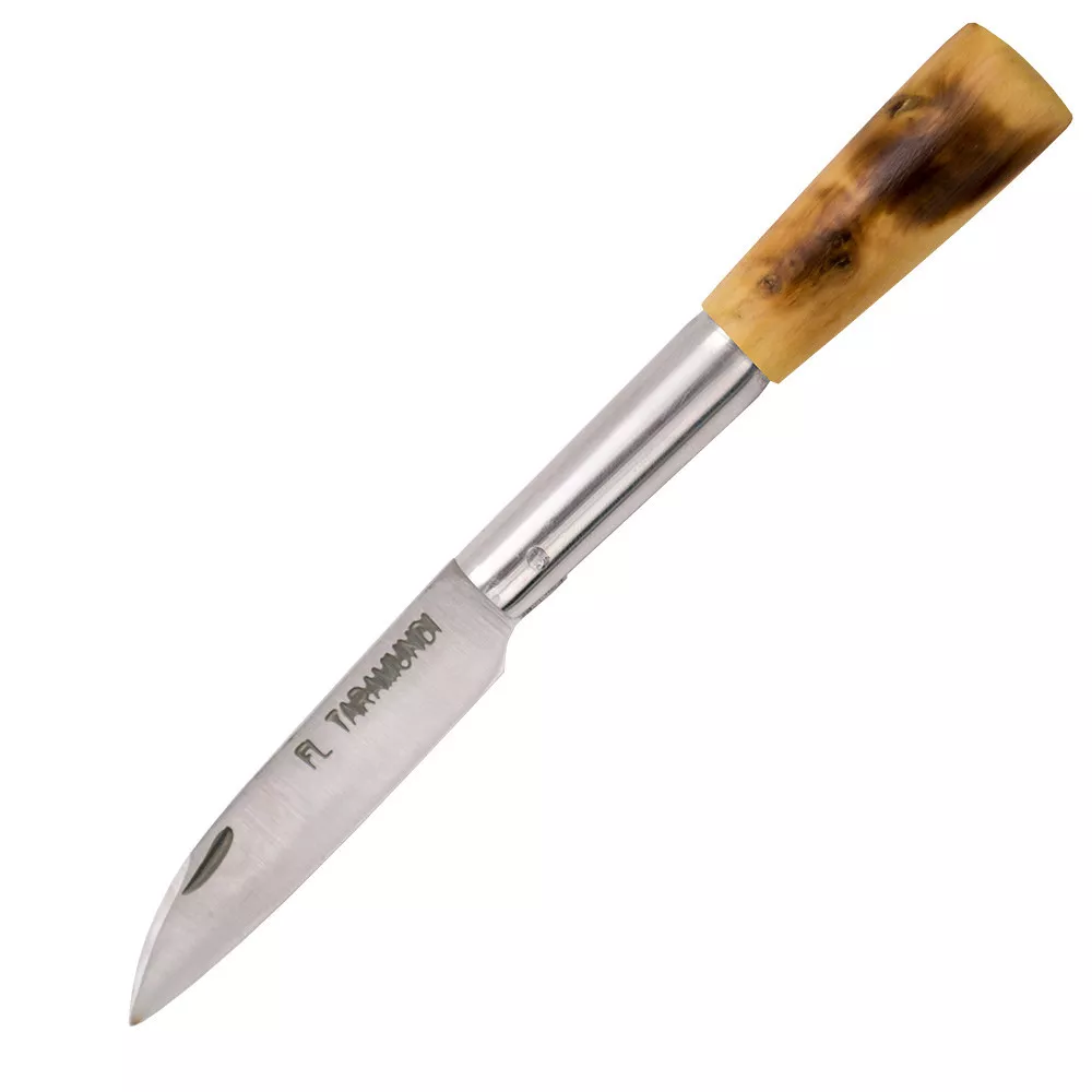 Navaja Artesanal Taramundi, punta recta, madera de boj (17,5 cm.)