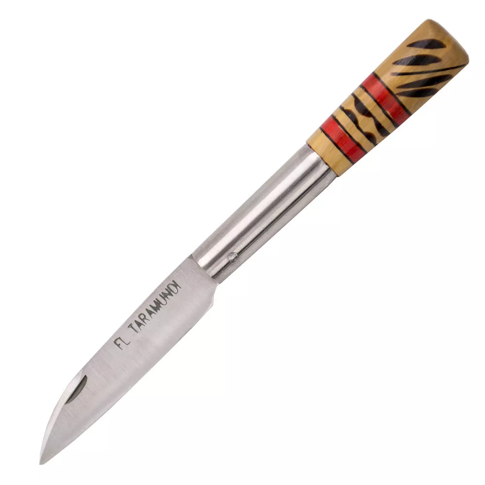 Navaja Artesanal Taramundi, madera de boj decorada (16,3 cm.)