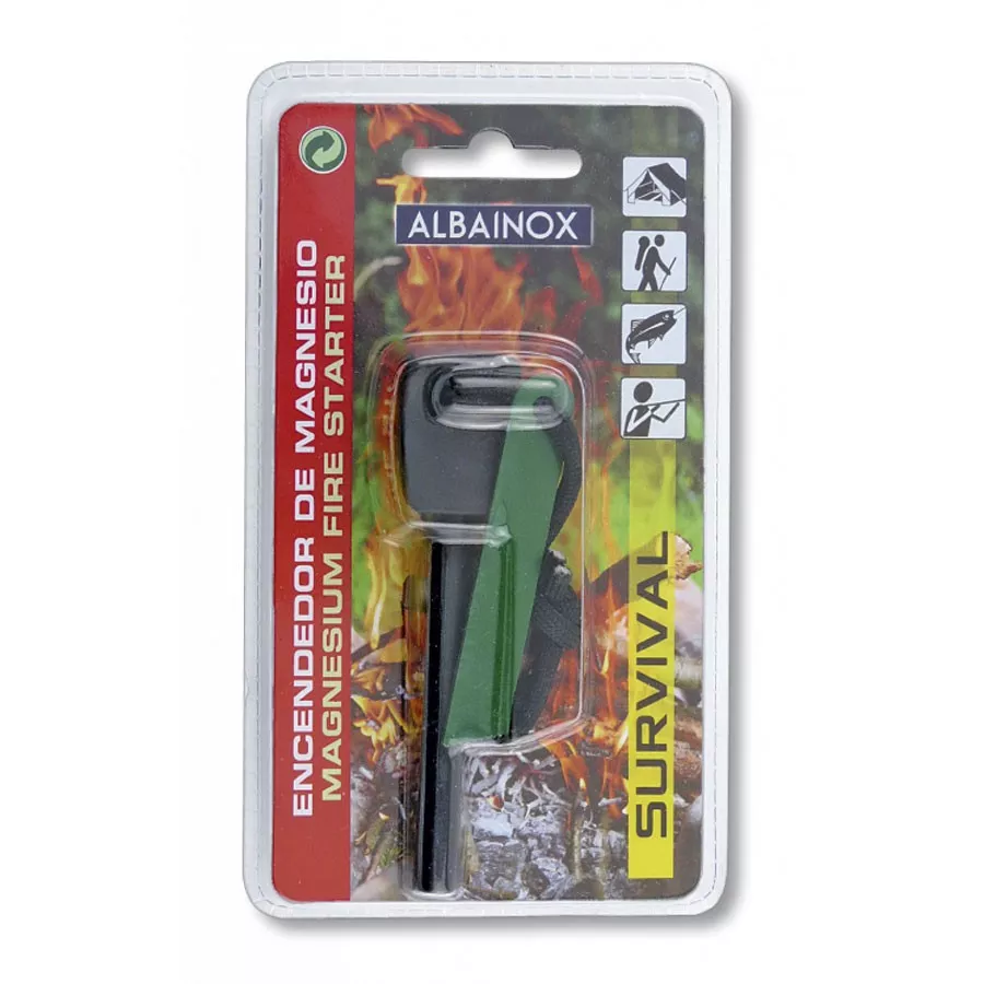 Pedernal o encendecor de magnesio de Albainox