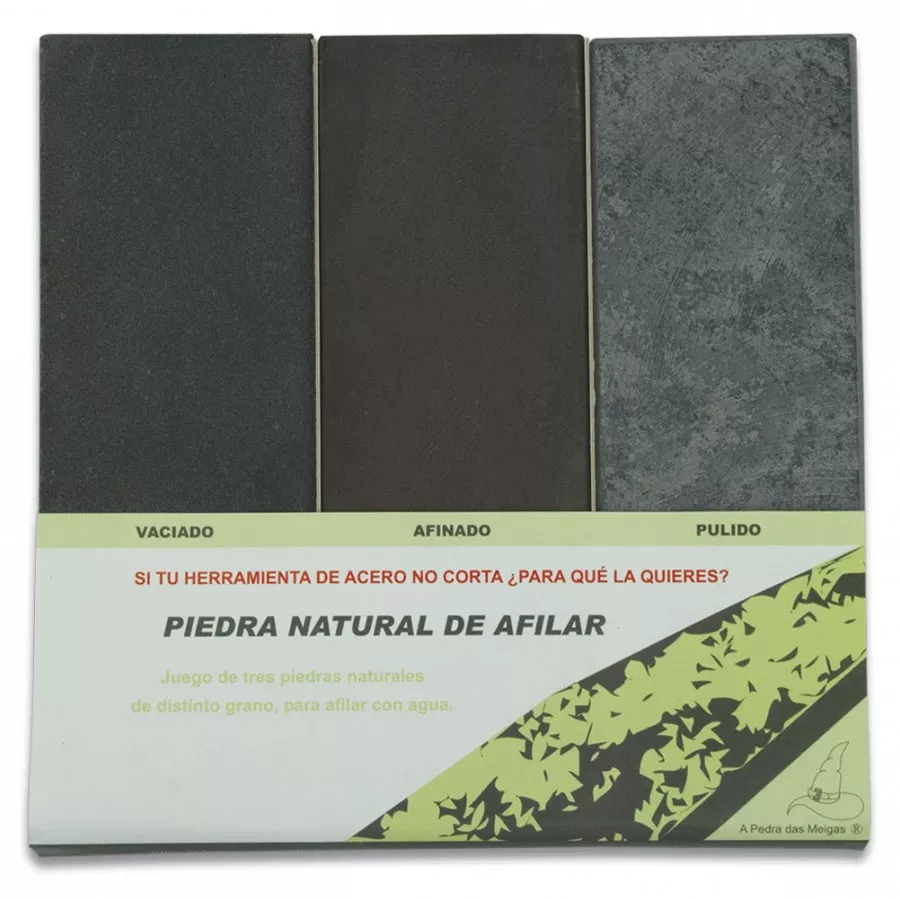 Set 3 Piedras Naturales para afilar