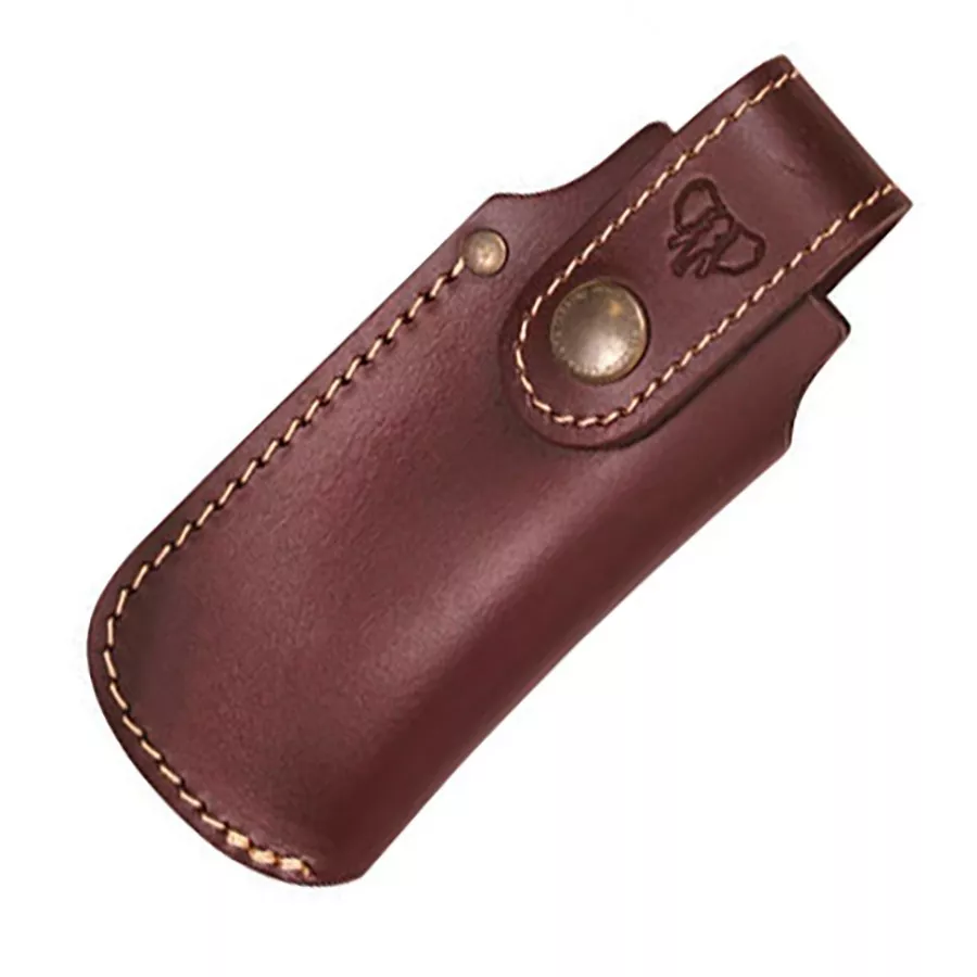 Funda Cudeman cuero marrón para navajas (12 cm.)