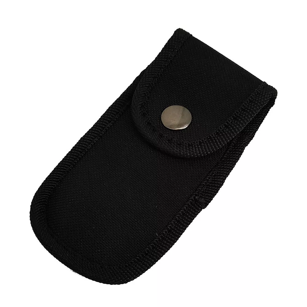 Funda para navajas negra en nylon acolchado (10 cm.)
