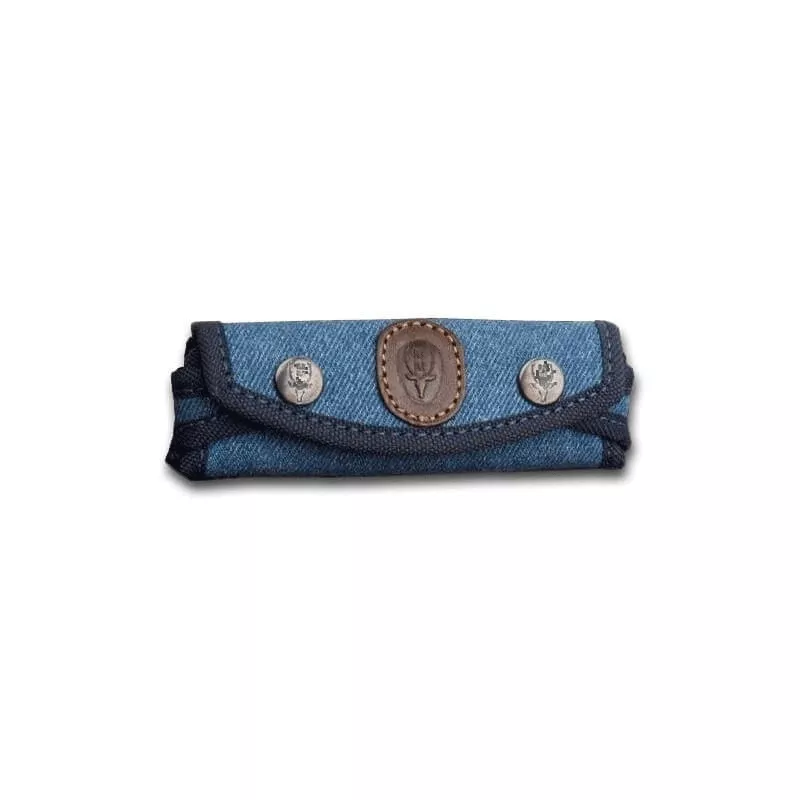 Funda vaquera horizontal para navajas Muela (13 x 4,5 cm.)
